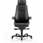 Stunden Stuhl Controller Comfort Line Leder Stoff Schwarz f jpg
